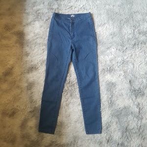 Garage High Rise Stretch Blue Jeans / Jeggings - …